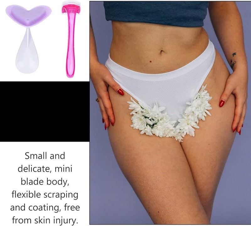 GALPADA Bikini Hair Removal Wax Kit Women Razor Trimmer Set Portable Random Color - Image 3